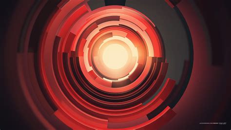Wallpaper Abstract Red Reflection Spiral Sphere Symmetry Circle