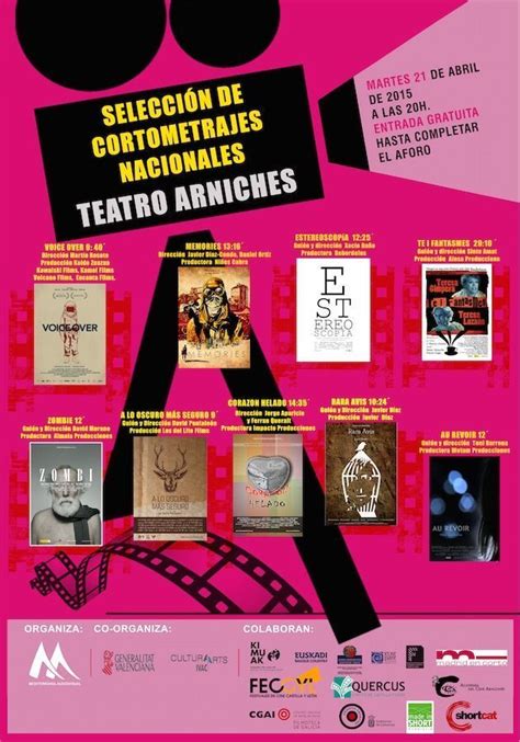 El Teatre Arniches Proyecta Una Nueva Selección De Cortos Nacionales Alicante Mag