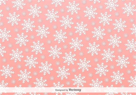 Snowflakes Pink Vector Background 123469 Vector Art At Vecteezy