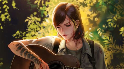 Ellie The Last Of Us Artwork K Hd Games K Wallpapers Images Hot Sex Picture