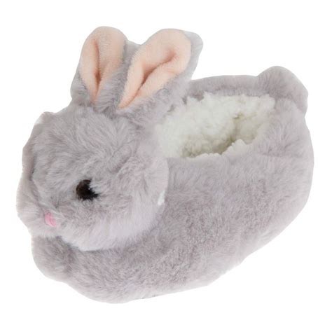 Slumberzzz Childrenskids Fluffy Bunny Rabbit Slippers Rabbit