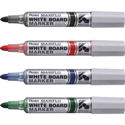 Pentel Maxiflo Whiteboard Marker Bullet Broad