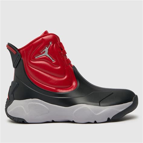 Kids Unisex Black And Red Nike Jordan Drip 23 Wellies Schuh