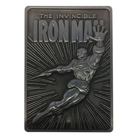 Ingot Iron Man Limited Edition Marvel Comics Fanatik