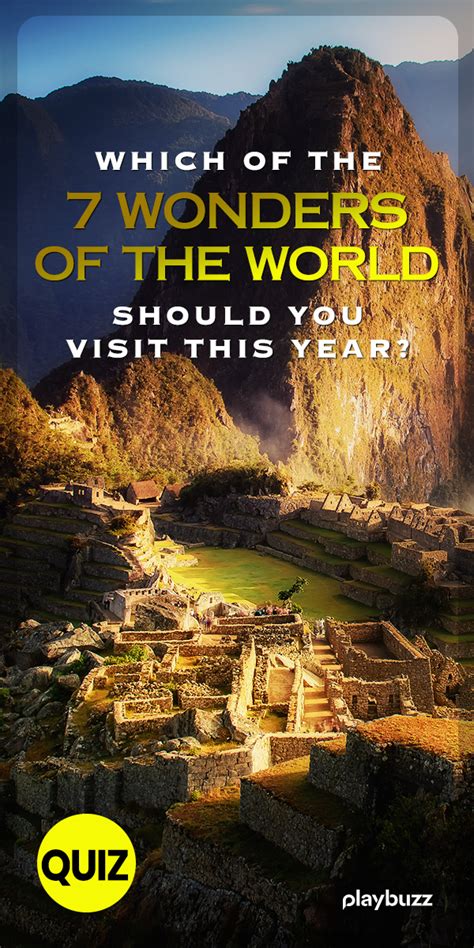 Which Of The 7 Wonders Of The World Should You Visit This Year