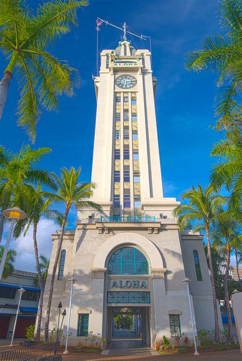 Aloha Tower One Of My Favorite Landmarks And Areas Of Oahu Flickr