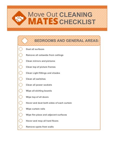 End Of Tenancy Cleaning Checklist By Move Out Mates