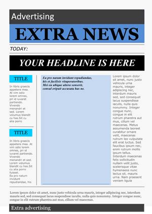 Bloggers, freelance writers, copywriters, and other content creators are often faced with a seemingly impossible task: Newspaper Template For Kids | Newspaper Template