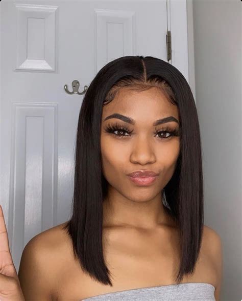 Ainia Lace Frontal Bob Wigs Pre Plucked With Baby Hair Wig Hairstyles