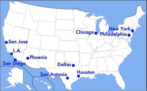 Conversely These Are The 10 Biggest Cities In America Story Of My