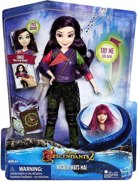 Disney Descendants Wicked Ways Mal Fashion Doll Hasbro Toys Toywiz