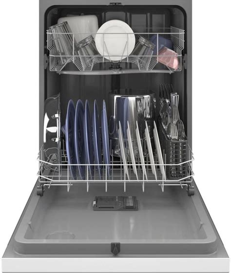 Ge 24 White Built In Dishwasher Grand Appliance And Tv
