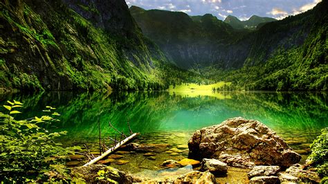 Königssee Mountain Lake In The Bavarian Alps Lake In Germany Ultra Hd