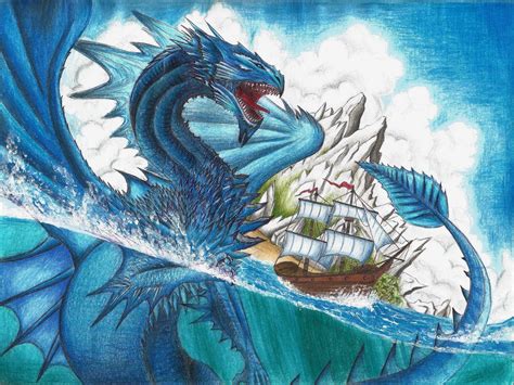 Sea Dragon Drawing At Getdrawings Free Download