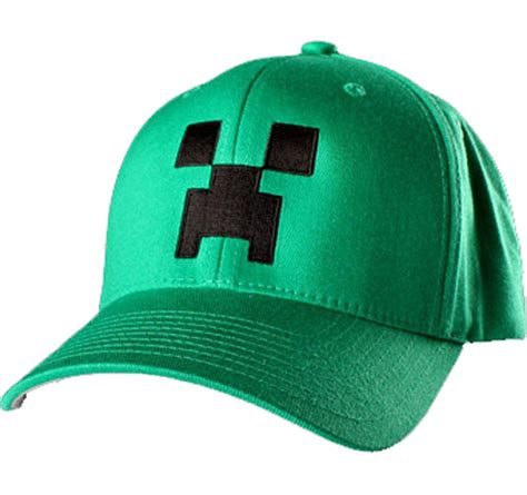Official Minecraft Creeper Baseball Cap Mine Craft Hat Minecraft Cap