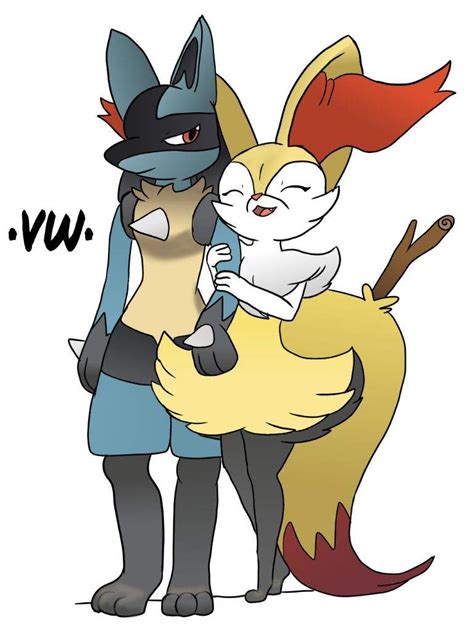 Well Braixen And Lucario Winned My Last Poll So I Draw Them Together