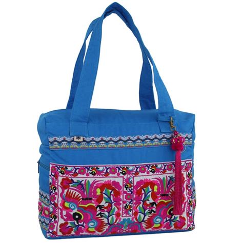 hmong-retreat-bag-turquoise-global-groove-b-bags,-embroidered-bag,-purses