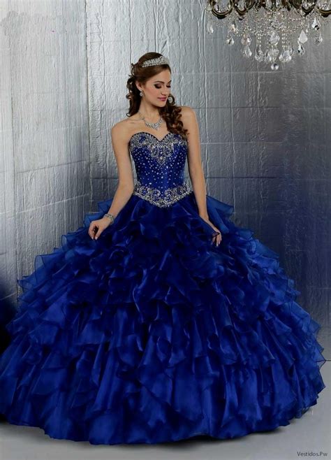 Más De 45 Vestidos De 15 Azul 【fiesta 2019】 Vestidos Moda 2019 2020