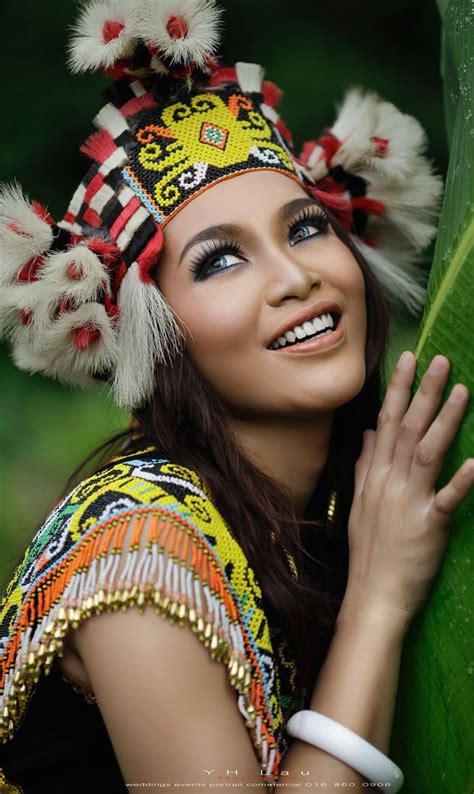 Sarawak Girl Sarawak State Borneo Island Malaysia American Indian