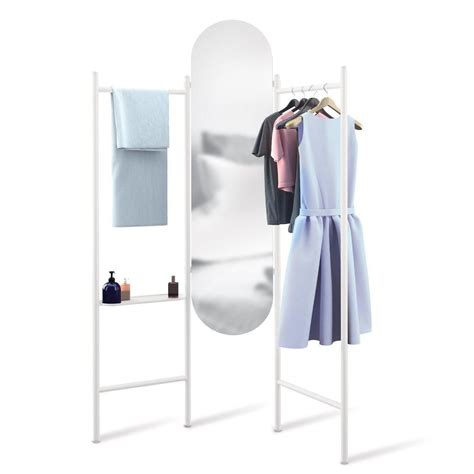 Vala Floor Mirror And Valet Black Floor Mirror Flooring Dormify