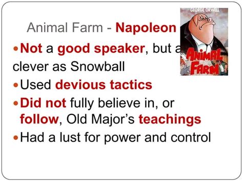 Animal Farm Chapter 2 3 And Character Connections Ppt