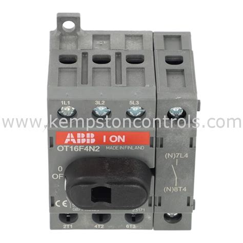 Abb Ot16f4n2 Switch Disconnector 4 Pole Front Operated Din Rail