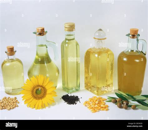 Types Of Oils Stock Photo 60364149 Alamy