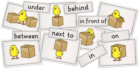 Neue bildkarten für die rechtschreibung nach einer kleinen pause kostenlose bildkarten zum ausdrucken | lernkarten zur sprachförderung für die vorschule/schuleingangsphase. flashcards und wordcards zum Thema "prepositions" (mit ...