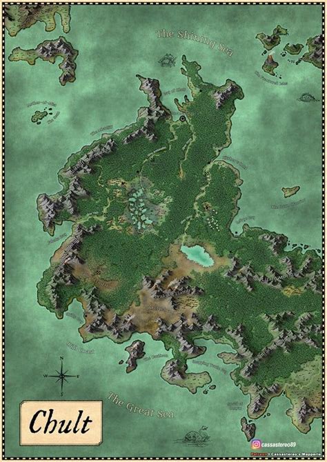 Chult Wonderdraft Fantasy World Map Fantasy Map D D Maps