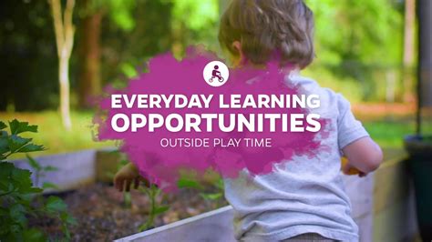 Everyday Learning Opportunities I Outside Play Time Support Children