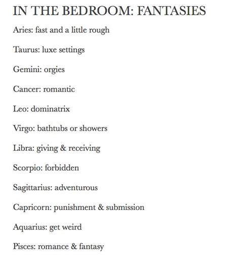 Bed Zodiac Signs In Bed