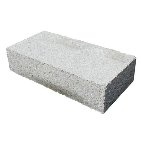 4 In X 8 In X 16 In Solid Concrete Block 30168621 The Home Depot