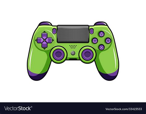Modern Gamepad Icon Isolated Gamepad Royalty Free Vector