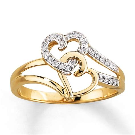 Romantic Valentines Day Love Quotes Gold Rings Fashion Gold Ring Designs Diamond Heart Ring