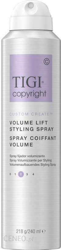 Kosmetyk Do Stylizacji W Os W Tigi Copyright Volume Lift Styling Spray