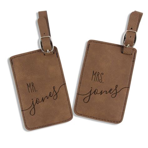 Mr And Mrs Luggage Tags Personalized Luggage Tags Wedding Petagadget