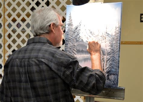 Steve Ross Brings Fathers Famous Technique To Sterling Area Painters