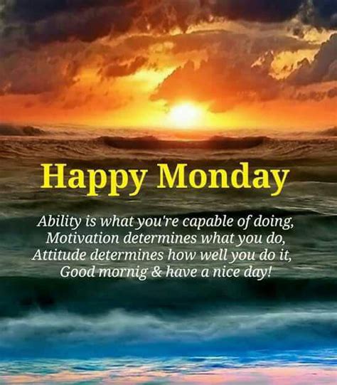 Good Morning Happy Monday Motivational Quotes