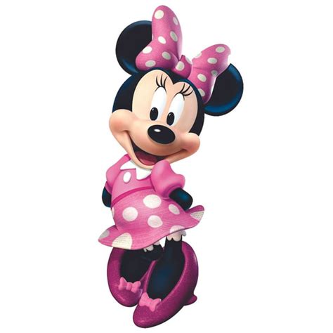 Minnie Mouse Cute Lovely Cartoon Characters Decors Wall Sticker Art