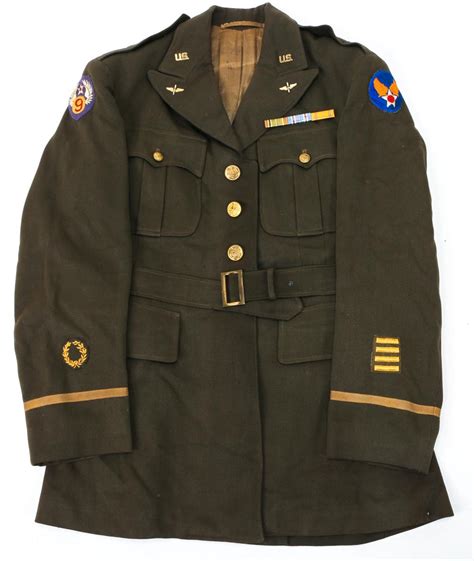 Lot Wwii Us Army Officer Dress Uniform Lot