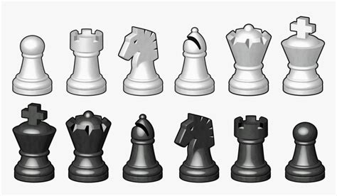 Chess Pieces Png Chess Board Pieces Png Transparent Png Kindpng