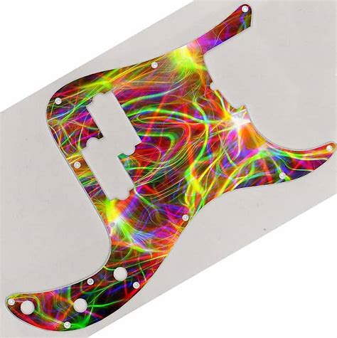 Graphical Pickguard Fender Precision Bass Pbass Standard 13 Reverb