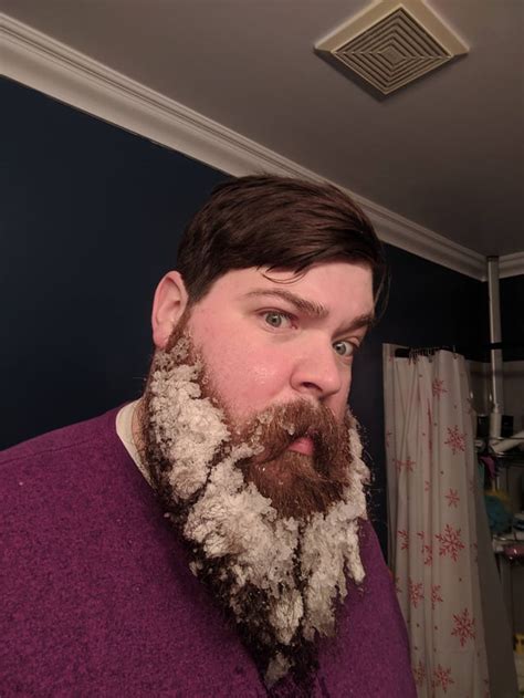 Me With Frozen Beard Redditgetsdrawn