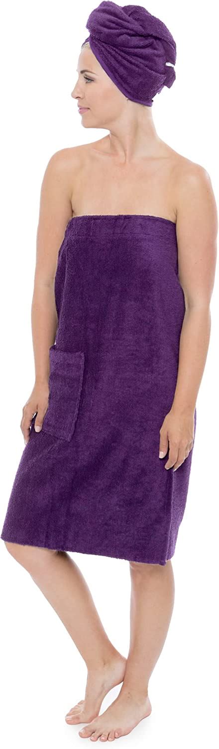 Womens Towel Wrap Viscose From Bamboo Spa Wrap Set By