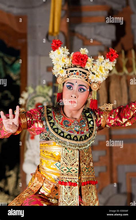Dance Called Legong Dance At The Palace Of Ubud Ubud Bali
