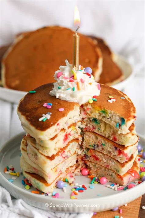 If you love your feline friends (possibly more. Birthday Cake Pancakes {Festive & Fun!} | YouTube Cooking ...