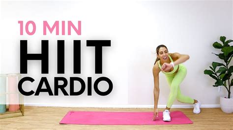10 Minute Hiit Cardio Workout Fat Burning Cardio Workout At Home No