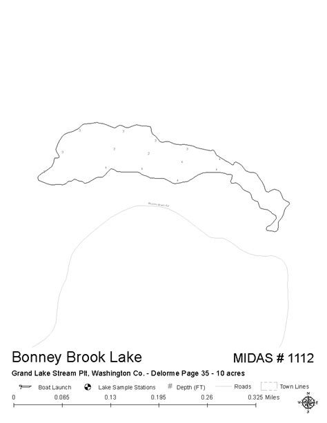 Lakes Of Maine Lake Overview Bonney Brook Lake Grand Lake Stream