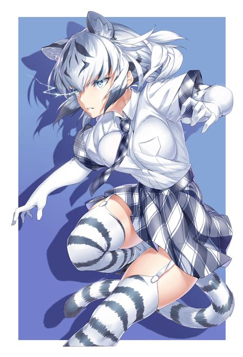 White Anime Tiger Girl