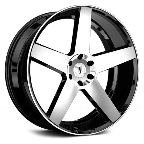 Status® Empire Wheels Gloss Black With Machined Face Rims